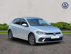 Silver Used 2023 VW Polo Life Hatchback | £18,190 (Fair price)