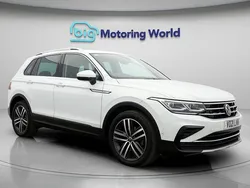 White Used 2021 VW Tiguan Elegance SUV | £21,700 (Fair price)