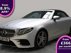 Silver Used 2019 Mercedes E220 AMG line Cabriolet | £21,759 (Good price)