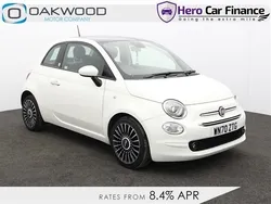 White Used 2020 Fiat 500 Launch Edition Hatchback | £10,678 (A bit pricey)