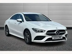 White Used 2019 Mercedes CLA180 AMG line Sedan | £17,995 (Fair price)