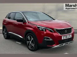 Red Used 2018 Peugeot 3008 GT-line SUV | £13,250 (Expensive)