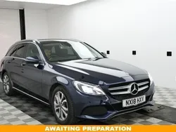 Blue Used 2018 Mercedes C350 Estate | £11,995 (Fair price)