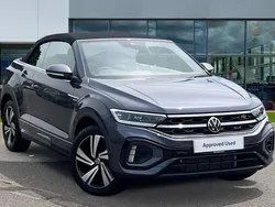 Smokey grey metallic black New 2025 VW T-Roc Cabriolet R-line Cabriolet | £34,624 (Super price)