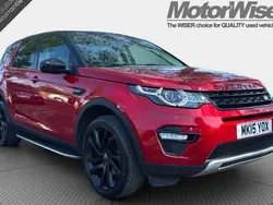 Red Used 2015 Land Rover Discovery Sport HSE Luxury SUV | £17,995 (Fair price)