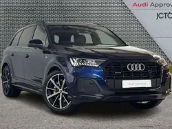Blue Used 2022 Audi Q7 Black Edition SUV | £40,911 (Super price)
