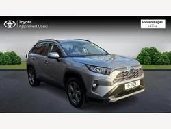 Silver Used 2021 Toyota RAV4 Hybrid Design SUV | £27,054 (Fair price)
