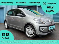 Silver Used 2012 VW up! high up! Hatchback | £6,299 (Fair price)