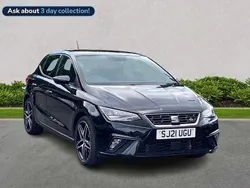 Black Used 2021 Seat Ibiza FR Hatchback | £12,062 (Fair price)