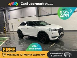 White Used 2022 DS Automobiles DS3 Crossback E-Tense Performance Line Plus SUV | £11,497 (Fair price)