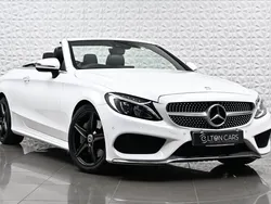 White Used 2018 Mercedes C250 AMG line Cabriolet | £19,990 (Fair price)