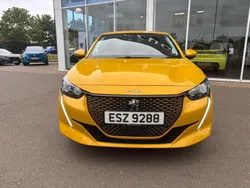 Yellow Used 2021 Peugeot e-208 Allure Hatchback | £10,995 (Fair price)