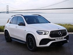 Designo diamond white bright Used 2020 Mercedes GLE53 AMG SUV | £50,848 (Fair price)