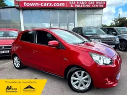 Red Used 2015 Mitsubishi Mirage Hatchback | £7,999 (Fair price)