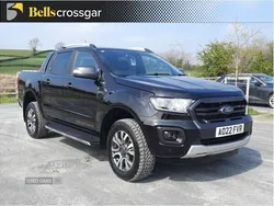 Black Used 2022 Ford Ranger Wildtrack Pickup | £19,695 (Good price)