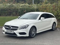 White Used 2015 Mercedes CLS220 Shooting Brake AMG line Estate | £15,000