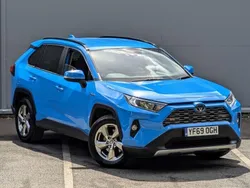 Blue Used 2020 Toyota RAV4 Hybrid Design SUV | £14,695 (Fair price)