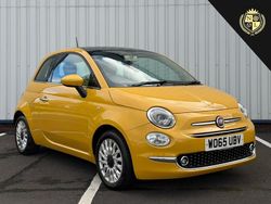 Yellow Used 2016 Fiat 500 Lounge Hatchback | £4,190 (Fair price)
