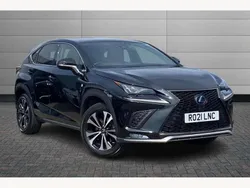 Graphite black Used 2021 Lexus NX300h Sport Line SUV | £26,650 (Fair price)