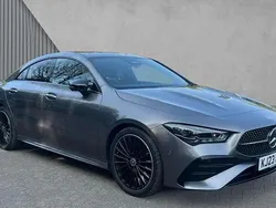 Grey Used 2023 Mercedes CLA200 AMG Line Premium Plus Coupe | £31,346 (Good price)