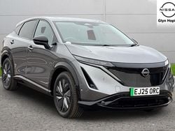 Grey New 2025 Nissan Ariya Evolve SUV | £35,592 (A bit pricey)