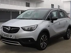Silver Used 2018 Vauxhall Crossland X Elite SUV | £7,990 (Fair price)
