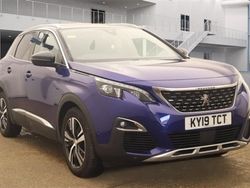 Blue Used 2019 Peugeot 3008 GT-line SUV | £12,495 (Fair price)