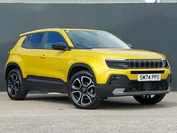 Yellow Used 2024 Jeep Avenger Summit SUV | £20,498 (Fair price)