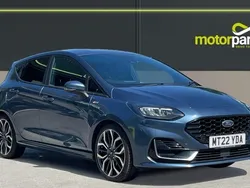 Blue Used 2022 Ford Fiesta ST-Line Hatchback | £12,894 (Fair price)