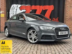 Grey Used 2018 Audi A3 S-Line Sedan | £8,714 (Good price)