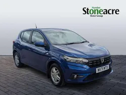 Blue Used 2021 Dacia Sandero Comfort Hatchback | £9,499 (Fair price)