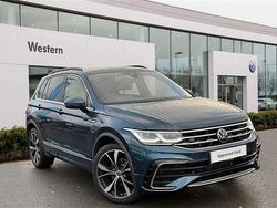 Blue Used 2023 VW Tiguan R-line SUV | £29,399 (Fair price)
