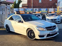 White Used 2009 Mercedes C63 AMG AMG Sedan | £11,995 (Good price)
