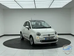 White Used 2018 Fiat 500 Lounge Hatchback | £7,850 (Fair price)