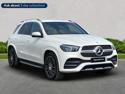 White Used 2022 Mercedes GLE400 AMG line Estate | £44,499 (Good price)