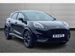 Black Used 2021 Ford Puma ST-Line X SUV | £13,592 (Fair price)