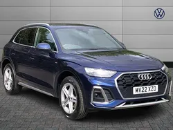 Blue Used 2022 Audi Q5 S-Line SUV | £30,565 (Fair price)