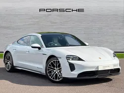 Carrara white Used 2020 Porsche Taycan Sedan | £53,900 (A bit pricey)