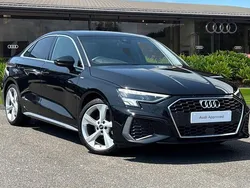 Black Used 2022 Audi A3 S-Line Sedan | £21,200 (Good price)