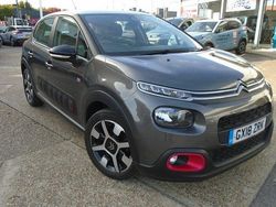 Grey Used 2018 Citroën C3 PureTech Hatchback | £9,295 (Fair price)