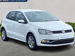 White Used 2017 VW Polo Edition Hatchback | £8,873 (Good price)