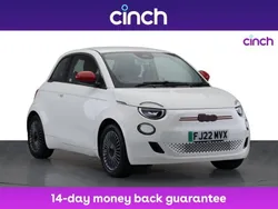 White Used 2022 Fiat 500e Red Hatchback | £11,399 (Fair price)