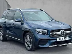 Blue Used 2021 Mercedes GLB200 AMG line SUV | £26,380 (Fair price)