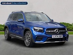 Blue Used 2025 Mercedes GLB200 AMG Line Premium Plus SUV | £40,223