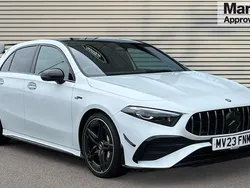 White Used 2023 Mercedes A35 AMG Premium Plus Hatchback | £33,268 (A bit pricey)