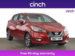 Red Used 2017 Nissan Micra Acenta Hatchback | £7,449 (Fair price)