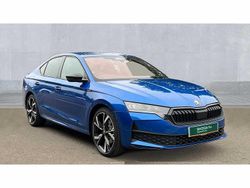Race blue metallic New 2025 Skoda Octavia SportLine Hatchback | £28,990 (Expensive)