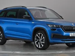 Blue Used 2022 Skoda Kodiaq SportLine SUV | £28,199 (A bit pricey)