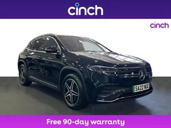 Black Used 2022 Mercedes EQA300 AMG line SUV | £23,499 (A bit pricey)