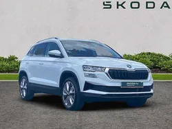 Moon white metallic Used 2025 Skoda Karoq SE L SUV | £29,980 (A bit pricey)